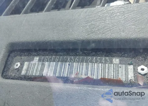 2006 Chevrolet Express Work Van from USA, damaged, VIN 1GCFG15X361124543